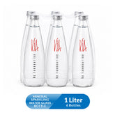 Tannourine VIA Mineral Water Glass Bottle - 1 Liter x6