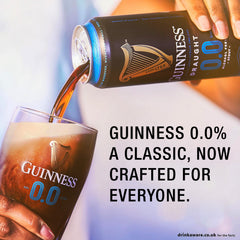 Guinness 0.0% Non-Alcoholic Malt Drink - 440ml