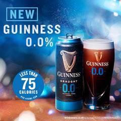 Guinness 0.0% Non-Alcoholic Malt Drink - 440ml