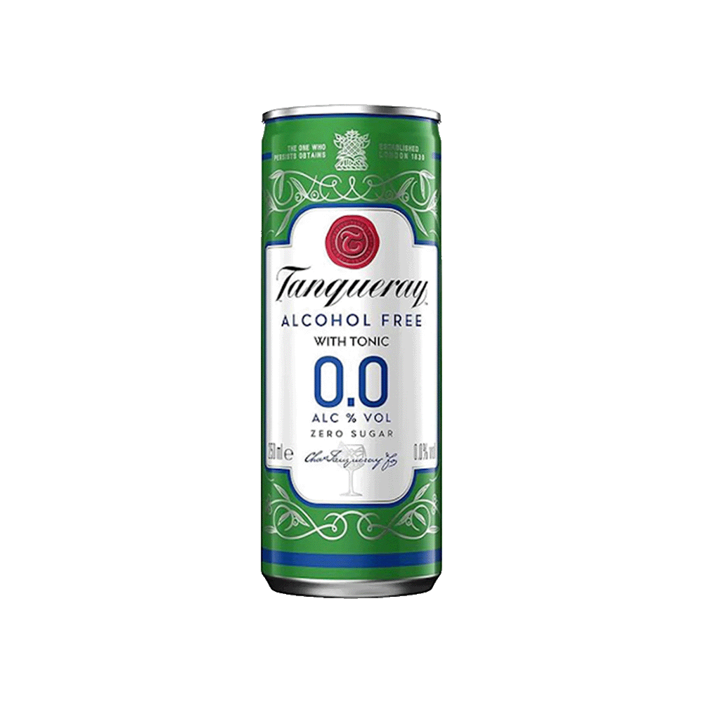 Tanqueray 0.0% Gin & Tonic Ready-to-Drink - 250ml