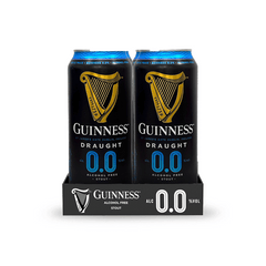 Guinness 0.0% Non-Alcoholic 440ml x 4 Cans