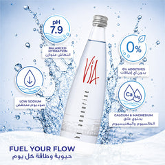 Tannourine VIA Mineral Water Glass Bottle - 1 Liter x6