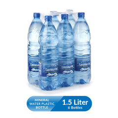 Tannourine Mineral Water Plastic Bottle - 1.5 Liters x6